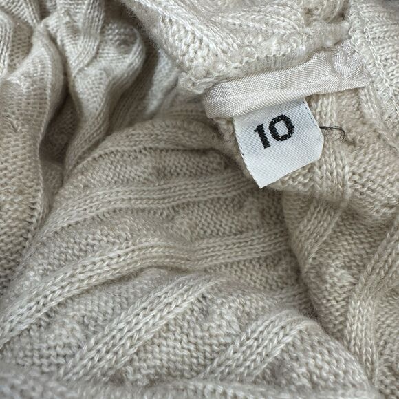 Vintage Kimberly 10 Cashmere Blend Cardigan Sweater Cable Knit Womens READ - Picture 16 of 16